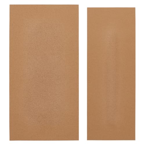 BENECREAT 2 Sheets Thermoplastic Sheet 2 Sizes Moldable Plastic Heat Formable Plastic Sheet for Finest Art Cosplay Costume Props Costume Design Craft 2mm Thick
