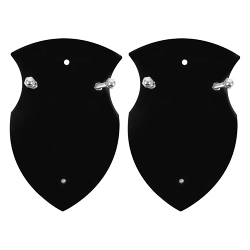 NAMOARLY Soporte de Pared para Espadas de Artes Marciales, 2 Piezas Acrílicas Negras para Exhibición Vertical, Ganchos Resistentes para Colgar Espadas, Organizador y Soporte Decorativo