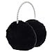 ABOOFAN Winter Ear Covers Winter Earmuffs Christmas Pearl Ear Warmers Cover Headband for Women Girls Outdoor Sports Cold Weather Black Fluffy Ear Muffs