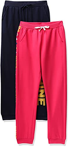 Image of Amazon Brand - Symbol Girl's Relaxed Casual Pants (SS21-SM-GJOG-PO2-678 Multi 8 9-10 Years)
