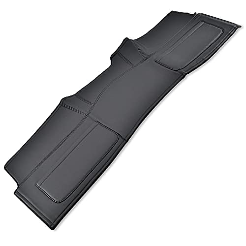 HELIOS【標準用】 200系 ハイエース S-GL リア デッキ カバー 1P ブラック レザー 1型 2型 3型 4型 5型 6型 SUN
