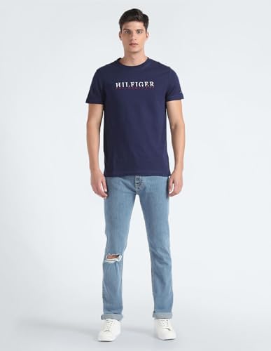 Image of Tommy Hilfiger Men's Mid Rise Straight Jeans