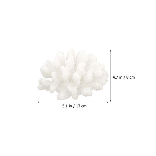 POPETPOP 2Pcs Resina Artificial Coral Decoração Subaquática Mar Plantas Plantas de Aquário Decoração