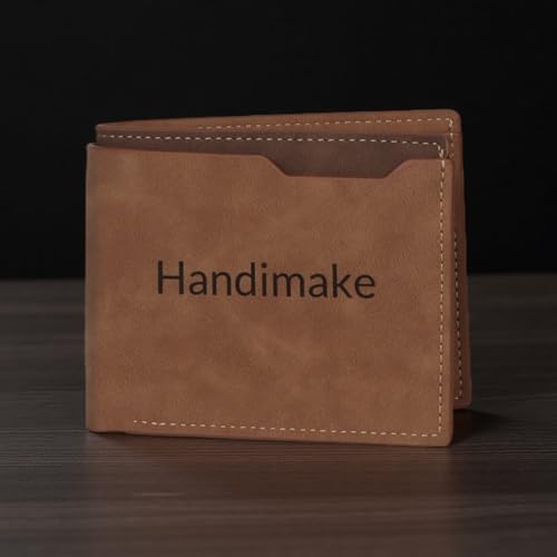 Custom Wallet, Personalized Wallet for Men Custom Engraved Wallet, Customized Monogram Men's Wallet for Boyfriend Father's Day Husband Son Anniversary Wedding Graduation Gift2