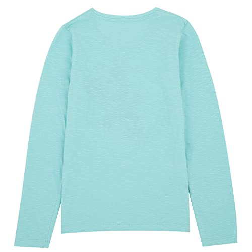Image of Kidsville Minnie Printed Regular Fit Blue Cotton Girl's T-Shirt