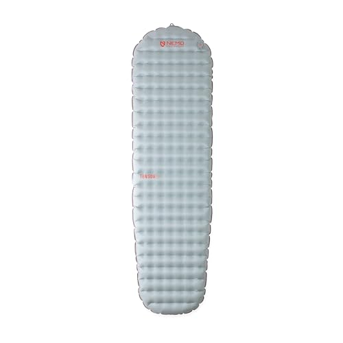 Nemo Equipment Tensor All-Season Ultralight Insulated Sleeping Pad - Regular Mummy (72' x 20) - Blade/Spicy Orange