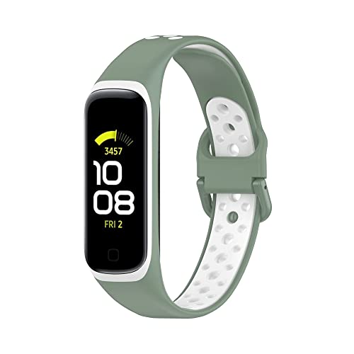 Pulseira De Silicone Esportiva marca 123smart compativel com Galaxy Fit2 Fit 2 R220 SM-R220