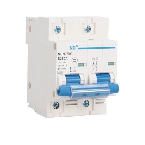 Disyuntor de CC 1P 12V 24V 48V 250A interruptor magnetotérmico para panel solar fotovoltaico