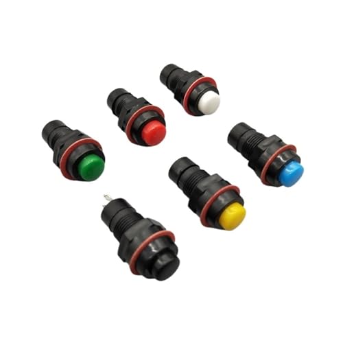 Interruptor pulsador de 12mm verde para proyectos de electrónica casera 3