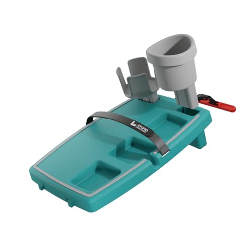 STUPID Car Tray: Drink Holder Bundle Versatile Automotive Desk for Food Drinks Laptop & Work Includes Straps Seat Anchor and Cup Holders Essential Car Interior Accessories Bundle - Teal