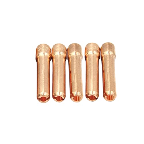 Image of TIG Stubby Gas Lens 17GL332 3 /32 inch TIG Collet 10N24S 10Pcs | For TIG Welding Torch WP-17, 18 & 26 Series Consumables