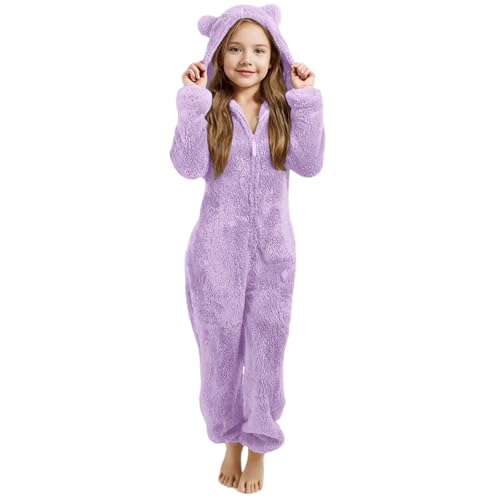 Bwaydeg Fleece Zip Up Jumpsuits