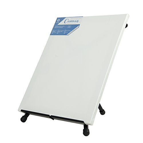 Conda Aluminum Tabletop Easel, Portable Tripod Display Stand Adjustable Height from 15" to 21" with Extension Arm Wings, Desktop Display Easel for Canvas, Paintings, Photos, Signs by conda - Used condition - Image 5