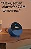 Amazon Echo Spot (newest model), Great for nightstands, offices and kitchens, Smart alarm clock with Alexa+ Early Access, Black #4