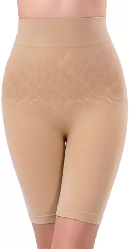 Skin Color Shapewear for Women Tummy and Thigh Free Size-image-49