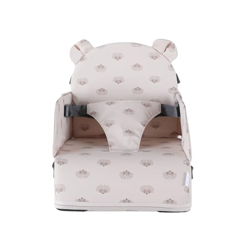 NOUKIE'S – Elevador de herederos para bebé de 9 meses a 3 años silla infantil con respaldo y cojín, ligera, plegable y nómada, arnés, seguridad, impermeable, extraíble y lavable, máximo 13 kg, viaje