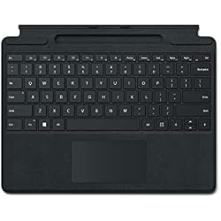 Microsoft 7N9 00004 MICROSOFT 8X3-00002, Teclado AZERTY francés retroiluminado con trackpad, Negro