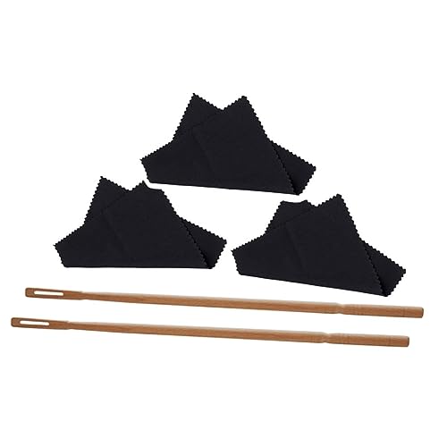 Toyvian 4sätze Flötenreinigungsset Mit Reinigungstuch Und Reinigungsstab Flötenstäbe Aus Ahornholz Und Pflegeleichte Reinigungstücher Für Optimale Pflege Und Wartung Ihrer Querflöte