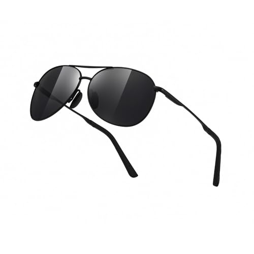 tanmigot Aviator Sunglasses for Men Women Polarized UV400 Protection Sun glasses Classic Aviator Sunglasses with Metal Frame for Driving Outdoor Sports