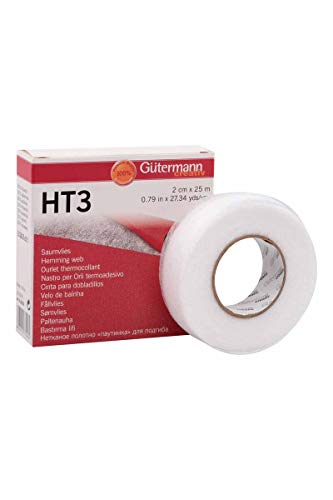 Gütermann HT3 Cinta para dobladillo, 2 cm x 25 m