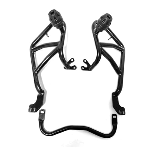 Crash bar QJMOTOR SRK125S : pare-chocs de protection moteur moto noir