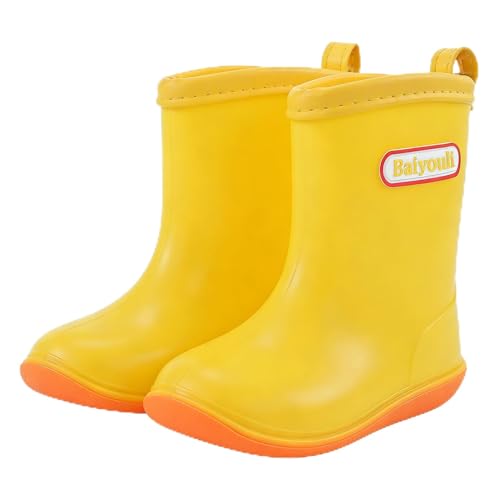Bottes de pluie en PVC imperméable pour garder les pieds des enfants au sec de 1 à 6 ans