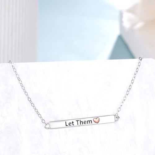 Let Them Gifts 925 Sterling Silver Let Them Bracelet Cute Let Them Jewelry for Women3