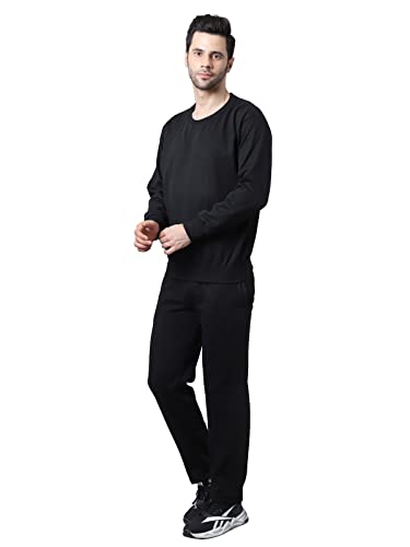 Image of Mack Jonney Fleece Solid Tracksuit Co-ord Set for Men- SW RN LOWER 02-P