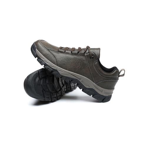 Men’s Lace Up Casual Fashion Non-Slip Microfiber Leather Shoes3