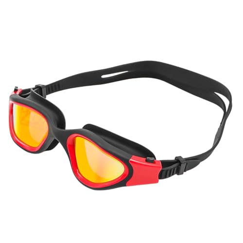 Sarini Swimming Goggles, Wide View Swim Goggles for Adult Men Women Anti Fog No Leaking
