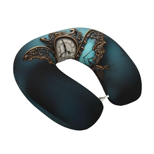 Almohada cuello de poliéster un tamaño negro miniatura 2
