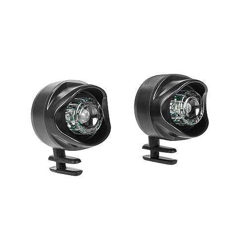 Addmotor Rechargeable Croc Headlights, 2Pcs, Black, Waterproof, Battery Powered, 10000 Hours Reusable, 3 Light Modes, IPX5, Bright, Portable, Durable