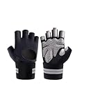 RJDJTTBD Muñequeras para ejercicios, guantes de entrenamiento, guantes para levantamiento de pesas para hombres y mujeres con muñequeras, soporte para entrenamiento en gimnasio, protección completa de