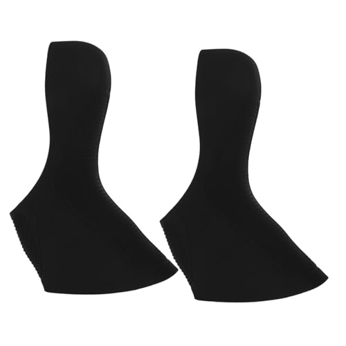 JUMPLAWN 2個シリコン製自転車ブレーキレバー保護カバー シフター対応 滑り止め耐久性 衝撃吸収で手の疲労軽減 ロードバイク用ハンドルバー