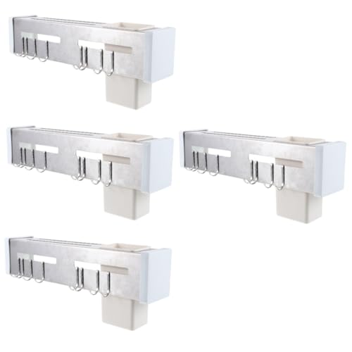 balacoo 4pcs Convenient Chopstick Holder Wall-mounted Cutlery Holder Kitchen Utensil Rack Cutting Board Organizers Utensil Accessory