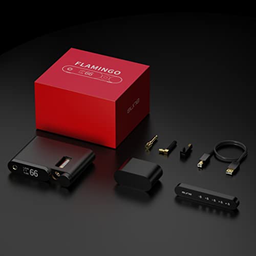 aune Flamingo-BT DAC Amp Combo Home Audio Receivers & Amplifiers USB Sound Card Hi-Res 768k/32bit Native DSD512 Vacuum Tube/Op-Amp Mode, USB Coaxial Bluetooth5.1 aptX-HD LDAC, 6.35 Out/RCA Line Out - Thumbnail 7