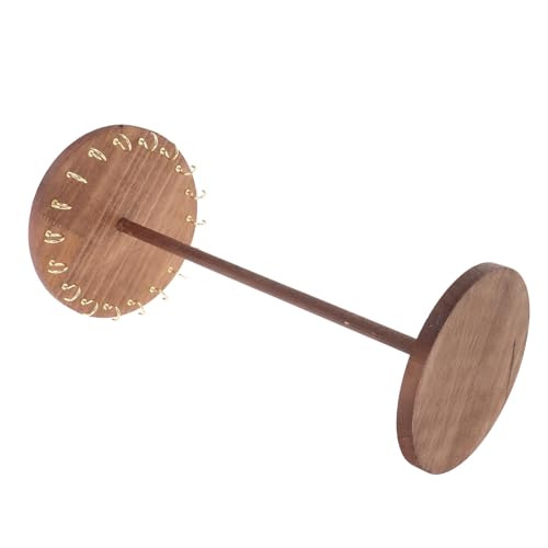 Organizzazione senza sforzo: il suo design con gancio circolare per esporre collane consente di appendere e organizzare ordinatamente collane, bracciali e portachiavi, mantenendo i gioielli senza grovigli e facilmente accessibili. porta gioielli per collane, espositore per collane con gancio