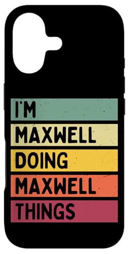 I'm Maxwell Doing Maxwell Things �ʔ������� �X�}�z�P�[�X iPhone 17 �p