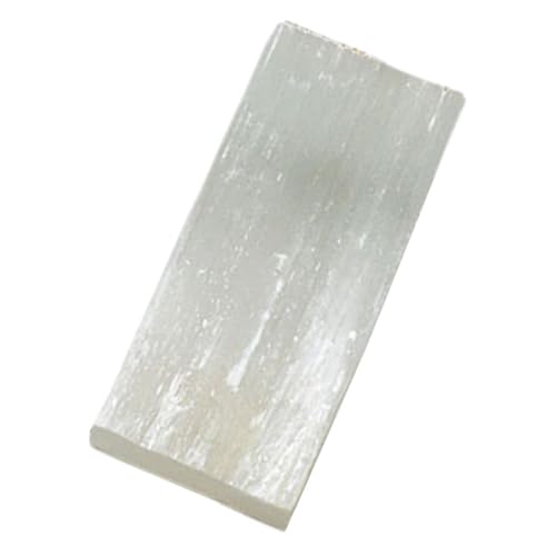 Levemolo Elegant Selenite Crystal Trays 8cm Wide Illuminating Elements for Crystal Grid Support DIY Craft