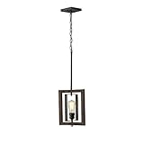 Palermo Grove 10 in. 1-Light Gilded Iron Kitchen Island Mini-Pendant