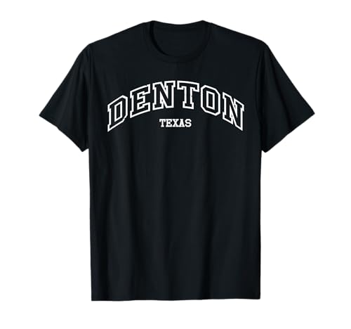 Denton Texas TX Vintage Throwback Classic Athletic T-Shirt