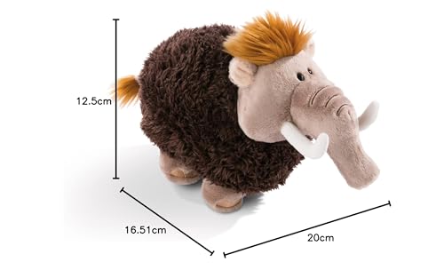 NICI Plüschtier Mammut 25 cm – Mammut Kuscheltier für Jungen, Mädchen & Babys – Flauschiges Stofftier zum Kuscheln, Spielen und Schlafen – Gemütliches Schmusetier für Kuscheltierliebhaber