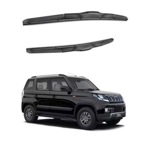 Image of Oshotto Frameless (O.E.M Type) Replacement Wiper Blades Compatible with Mahindra TUV 300 (20 inch / 19 inch)