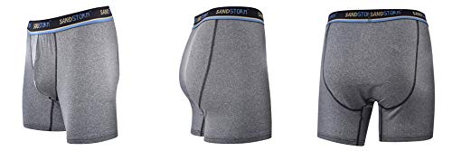 Sand Storm Mens Performance Boxer Briefs or Briefs - 6-Pack Tagless Breathable Underwear S-5XL Regular or Plus Size4