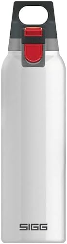 SIGG - Botella de agua aislada color blanco termo frío y caliente con infusor de té a prueba de fugas sin BPA acero inoxidable 188 17 onzas