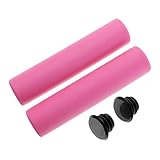 Sujeción 1 par del par de las piezas del manillar de la bicicleta asa de la bicicleta Scooter empuñaduras de silicona MTB Puños de espuma BMX Accesorios for bicicletas Ciclismo Deportes Empuñadura De