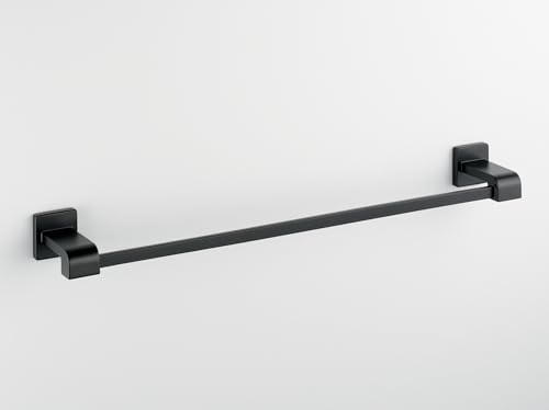 Image of Delta Towel Rack | 24 Inch Matte Black Towel Bar for Bathroom, Kitchen | Ara Accessories