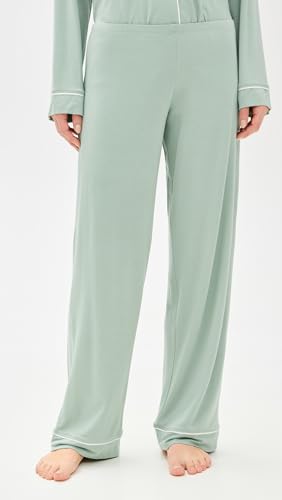 Image of Eberjey Gisele Classic Women's Pajama Set | Long Sleeve Shirt + Long Pants