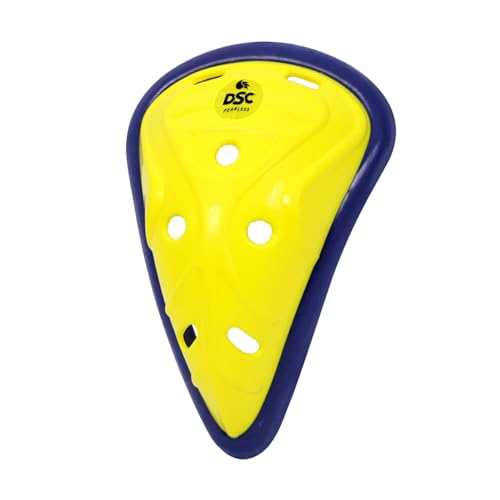 Image of DSC Shoc Cricket Abdominal Guard, Size - Youth, Color - Yellow