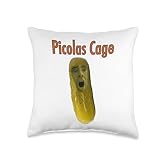 Picolas Cage Throw Pillow